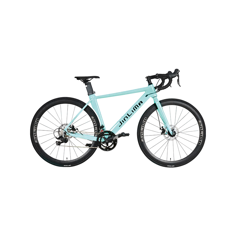 HYB-024 700C 16-växlad blå ergonomisk agile vägcykel