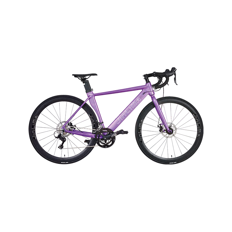 HYB-023 700C 16-växlad lila aerodynamisk vägcykel